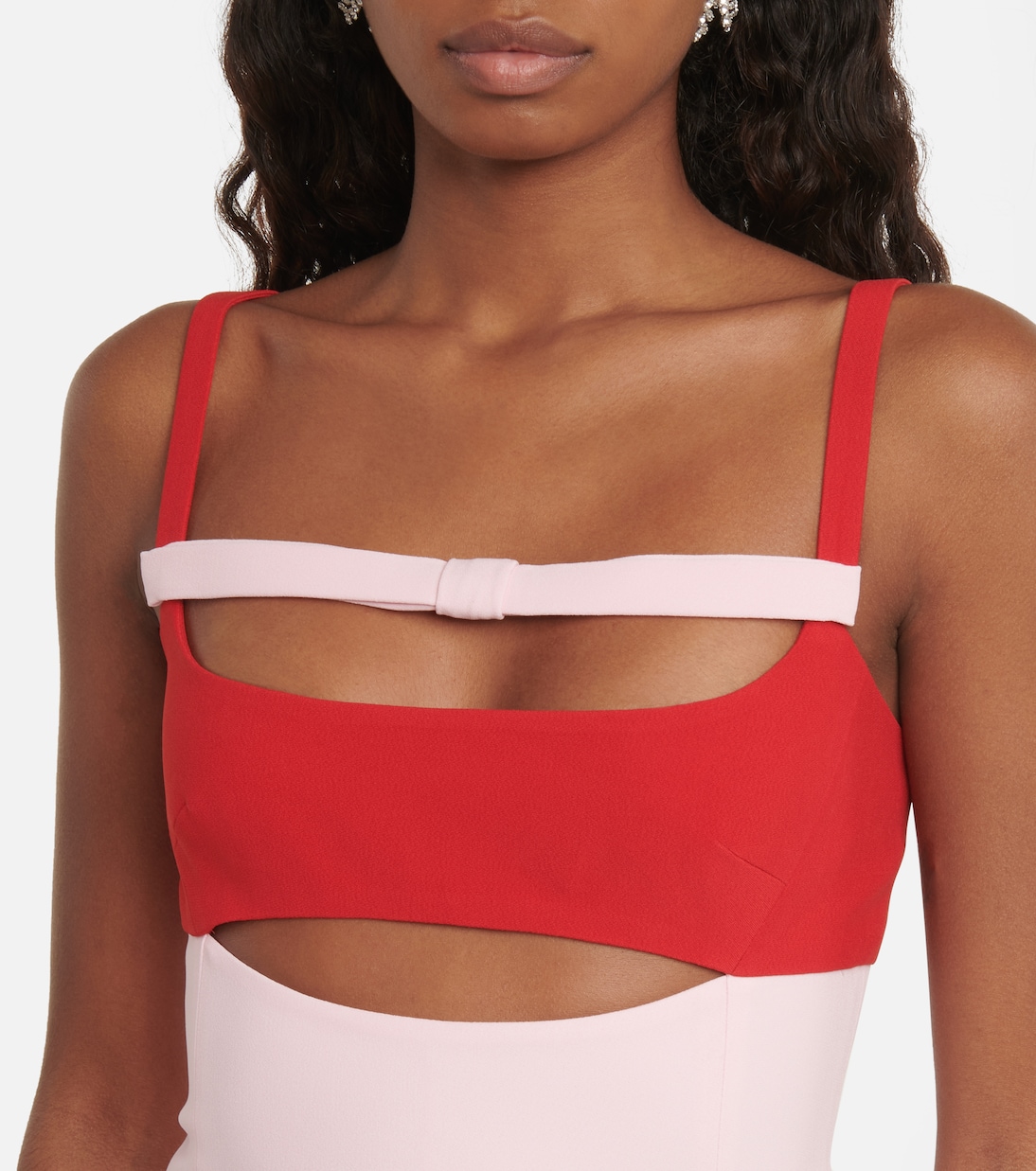 Cutout crêpe minidress | Giambattista Valli