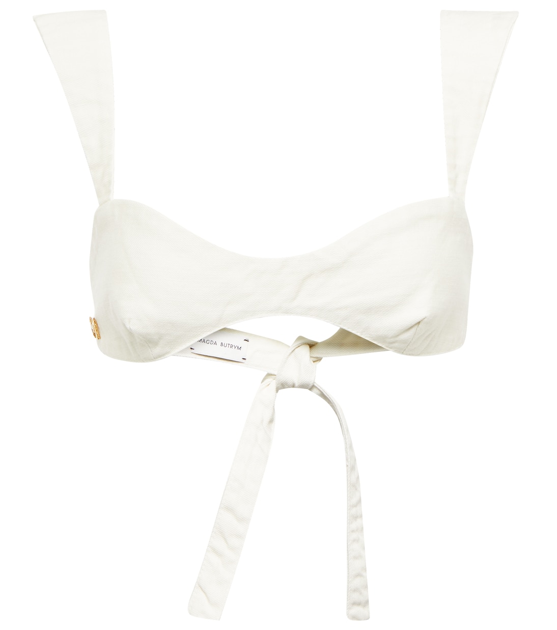 Denim bralette | Magda Butrym