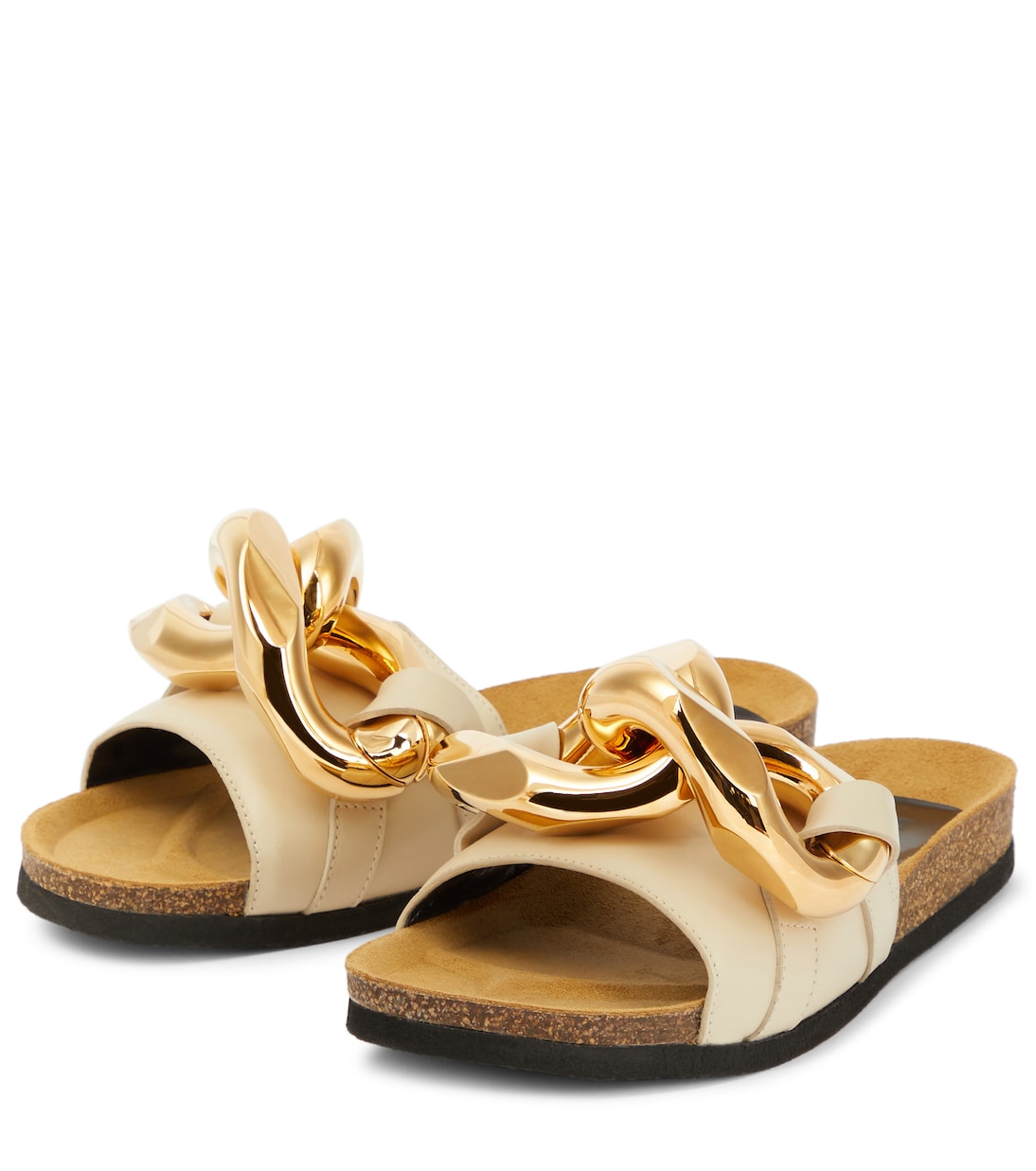Embellished leather slides | JW Anderson