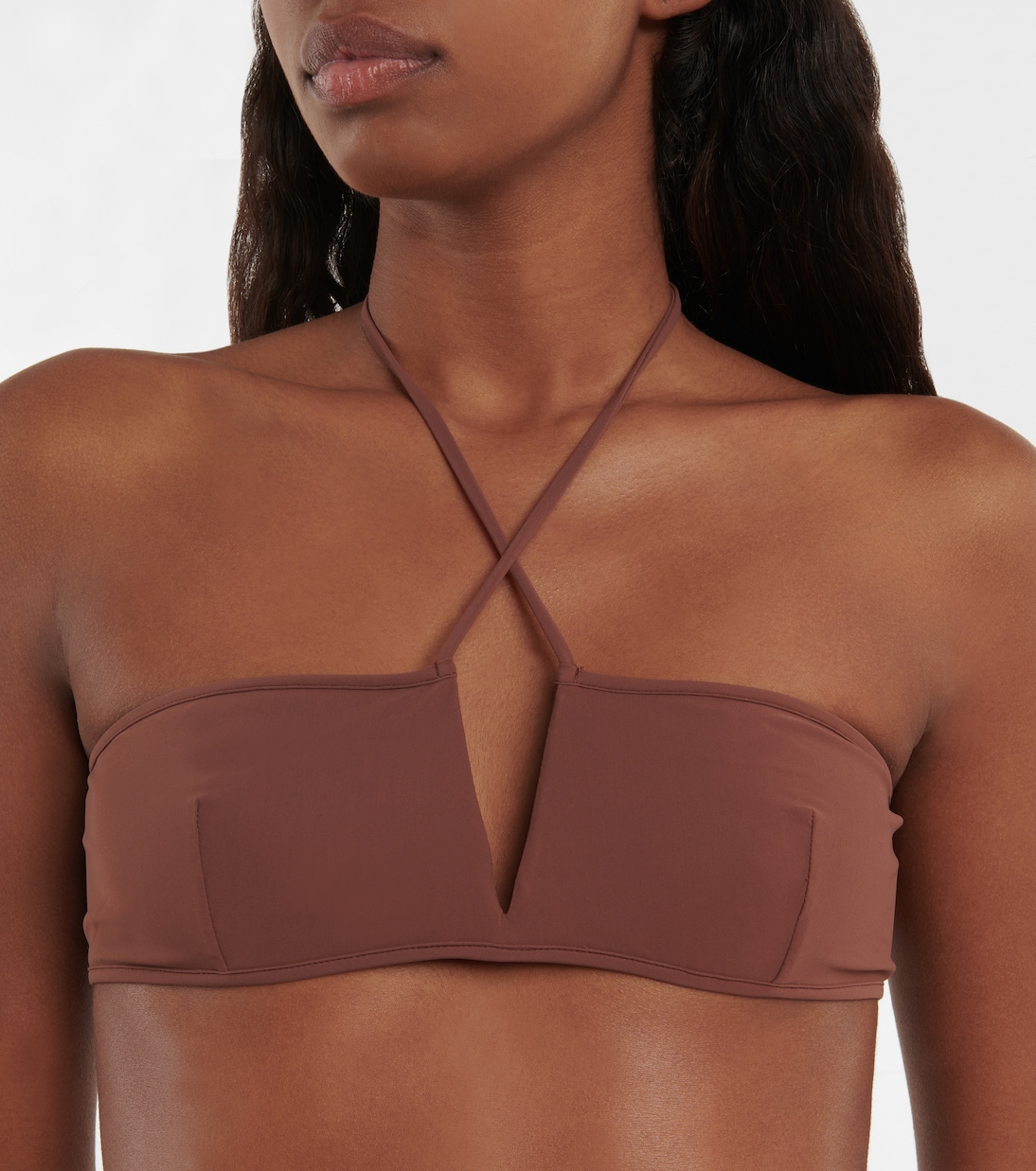 Halterneck bikini top | Nensi Dojaka