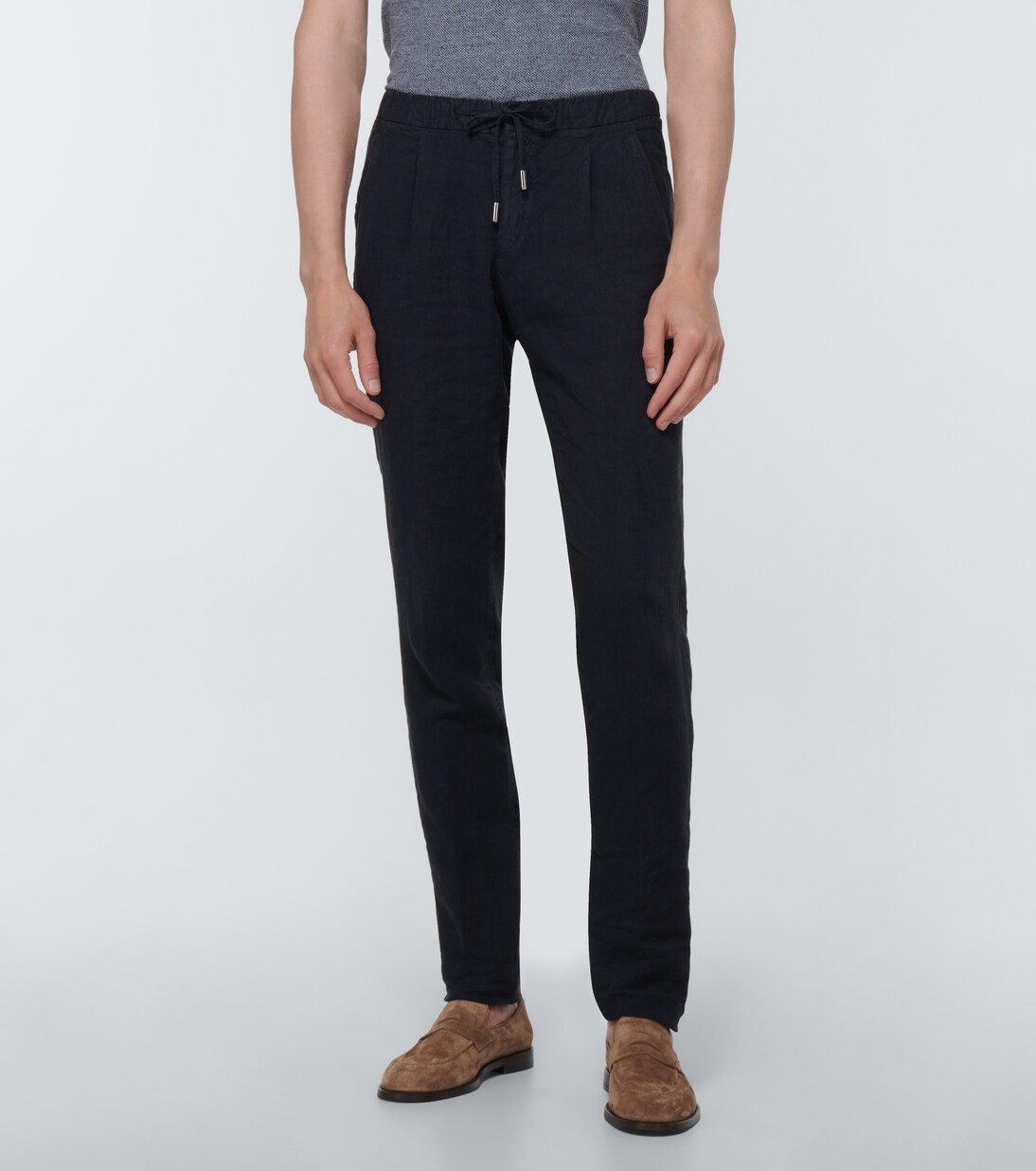 Pantalones tapered de lino | Thom Sweeney