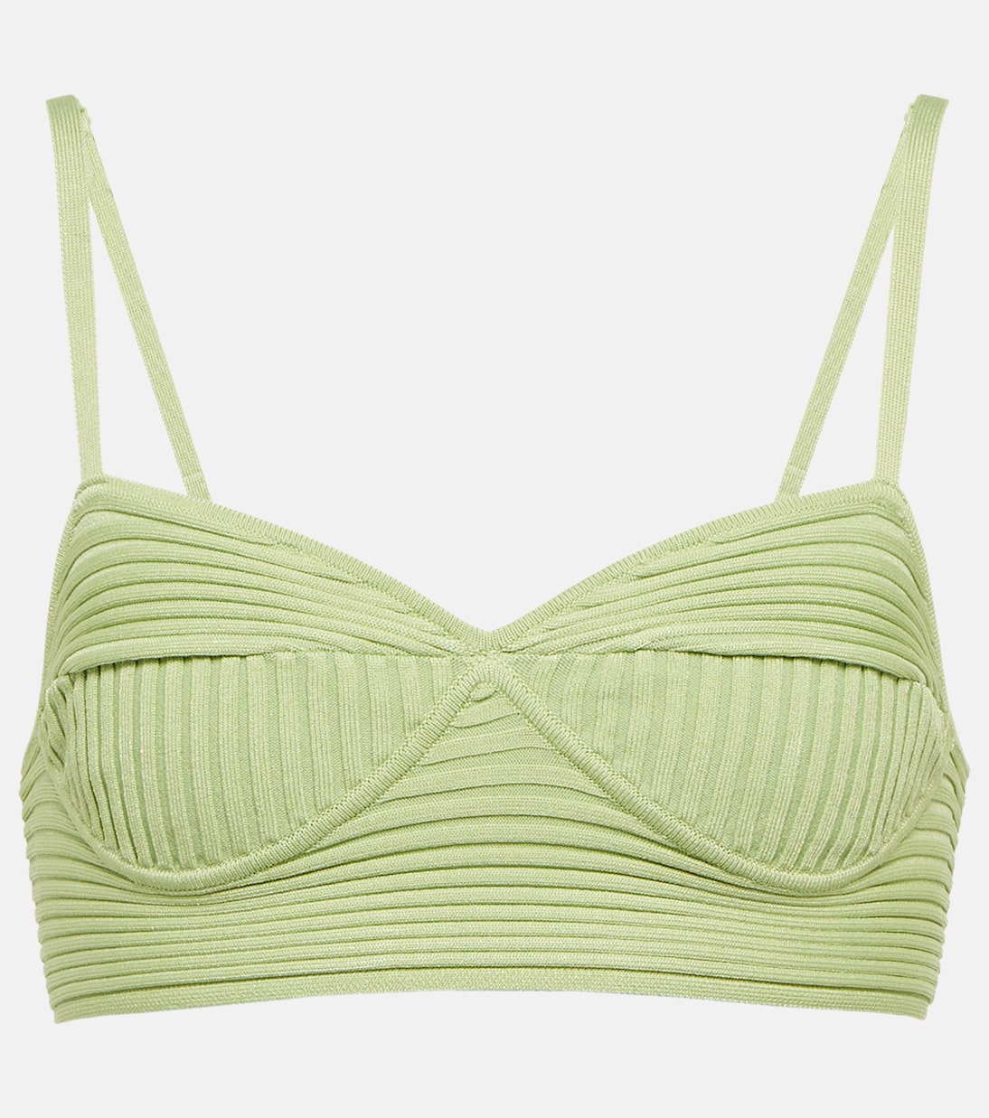 Linden ribbed-knit bralette | Simkhai