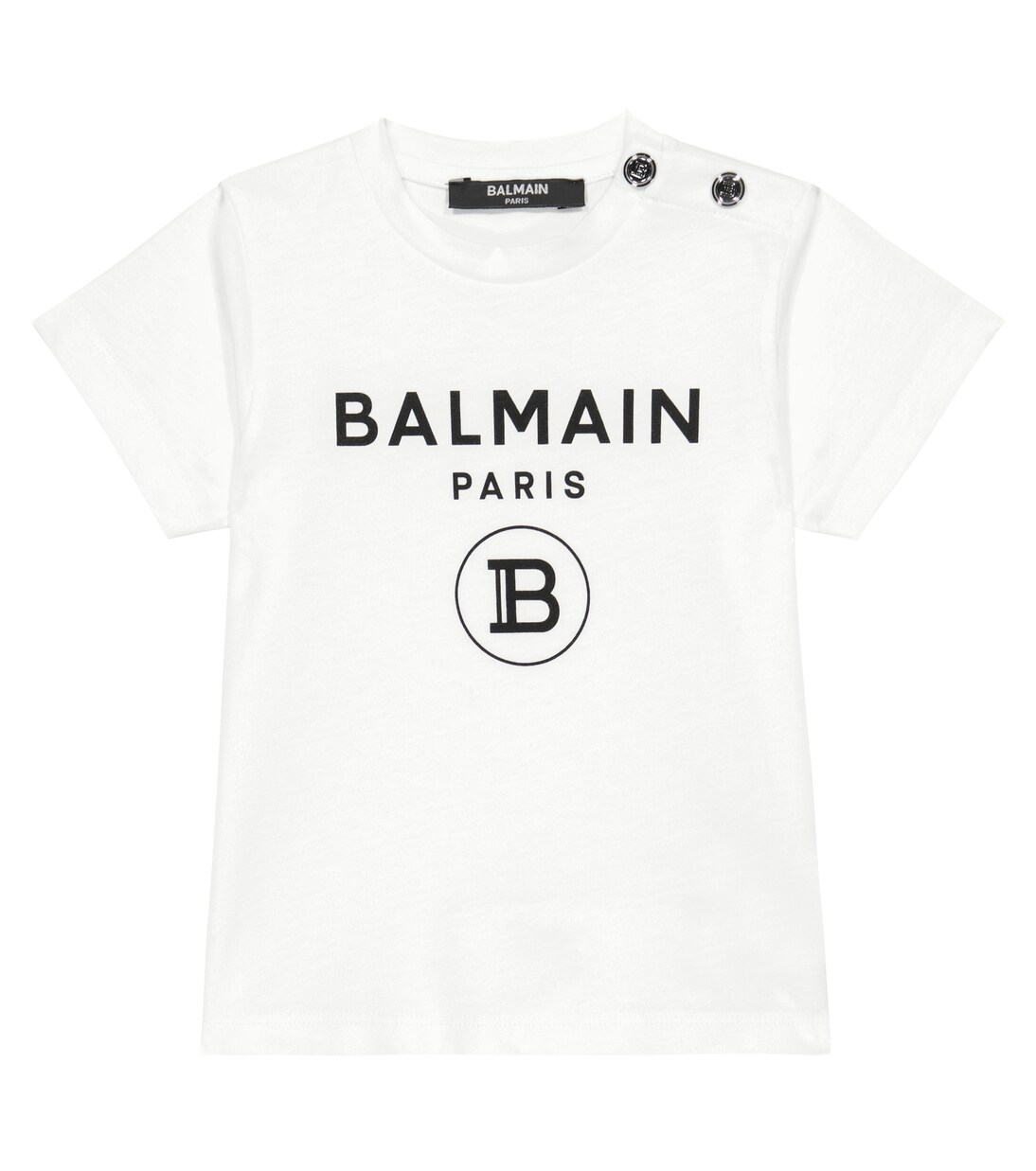 Baby logo cotton T-shirt | Balmain Kids