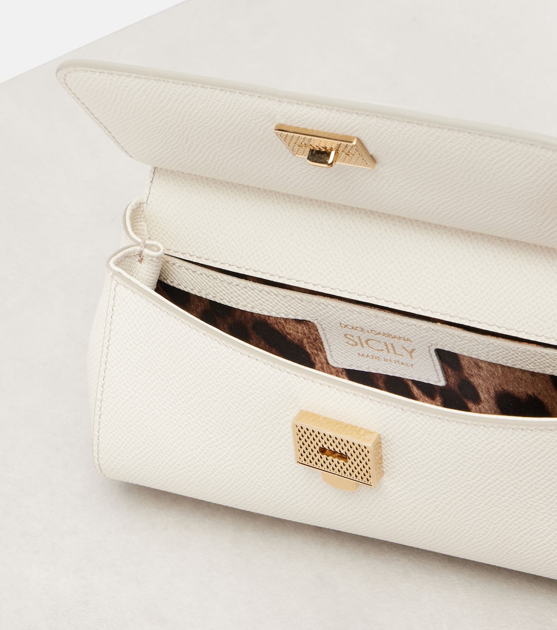 Borsa a spalla Sicily Small in pelle | Dolce&Gabbana