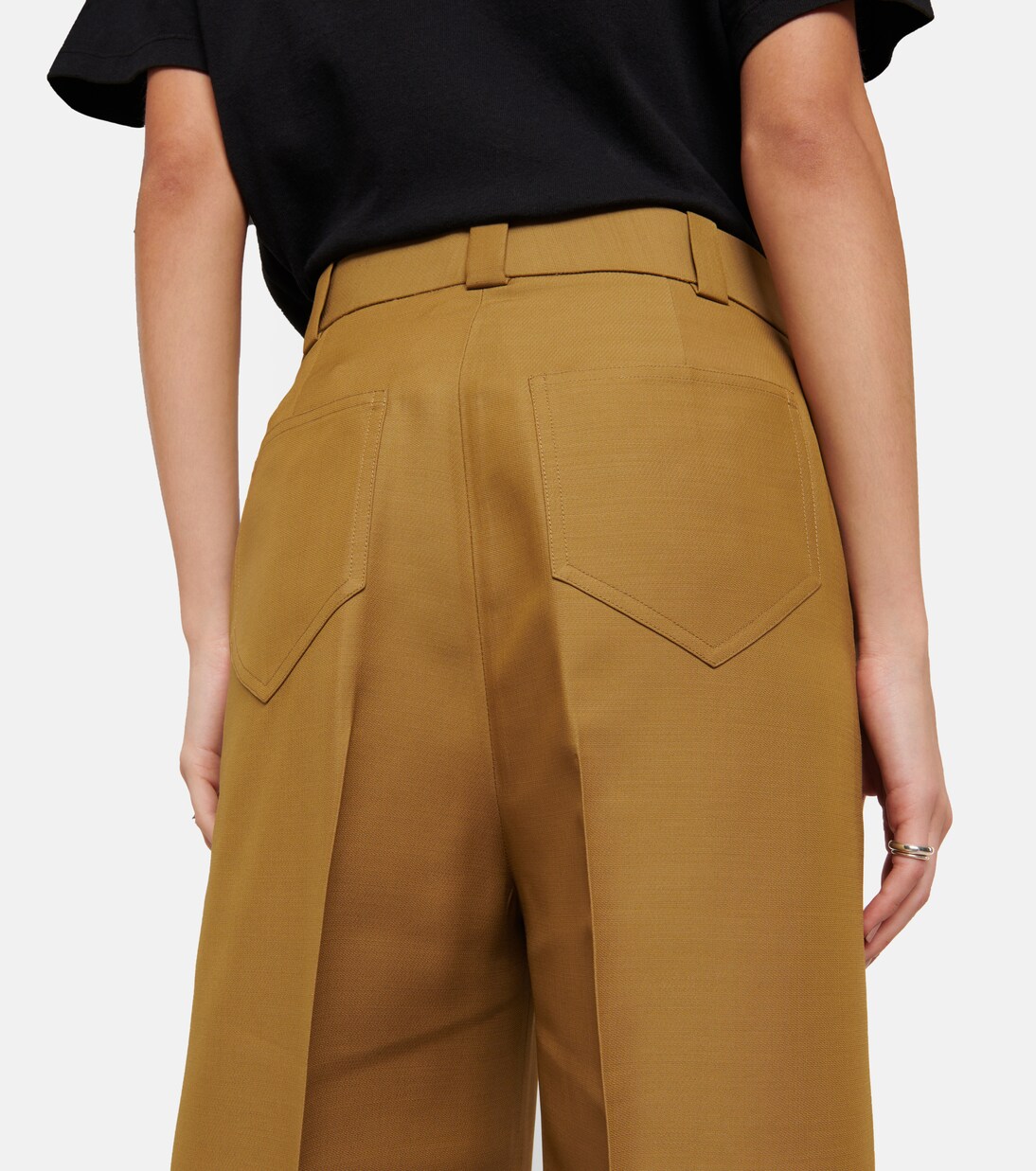 Pantalon ample Ian à taille basse | Khaite