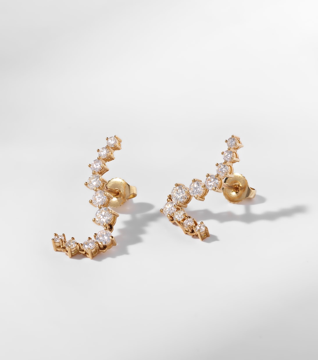 Boucles d’oreilles Mini Aria Dagger en or 18 ct et diamants | Melissa Kaye