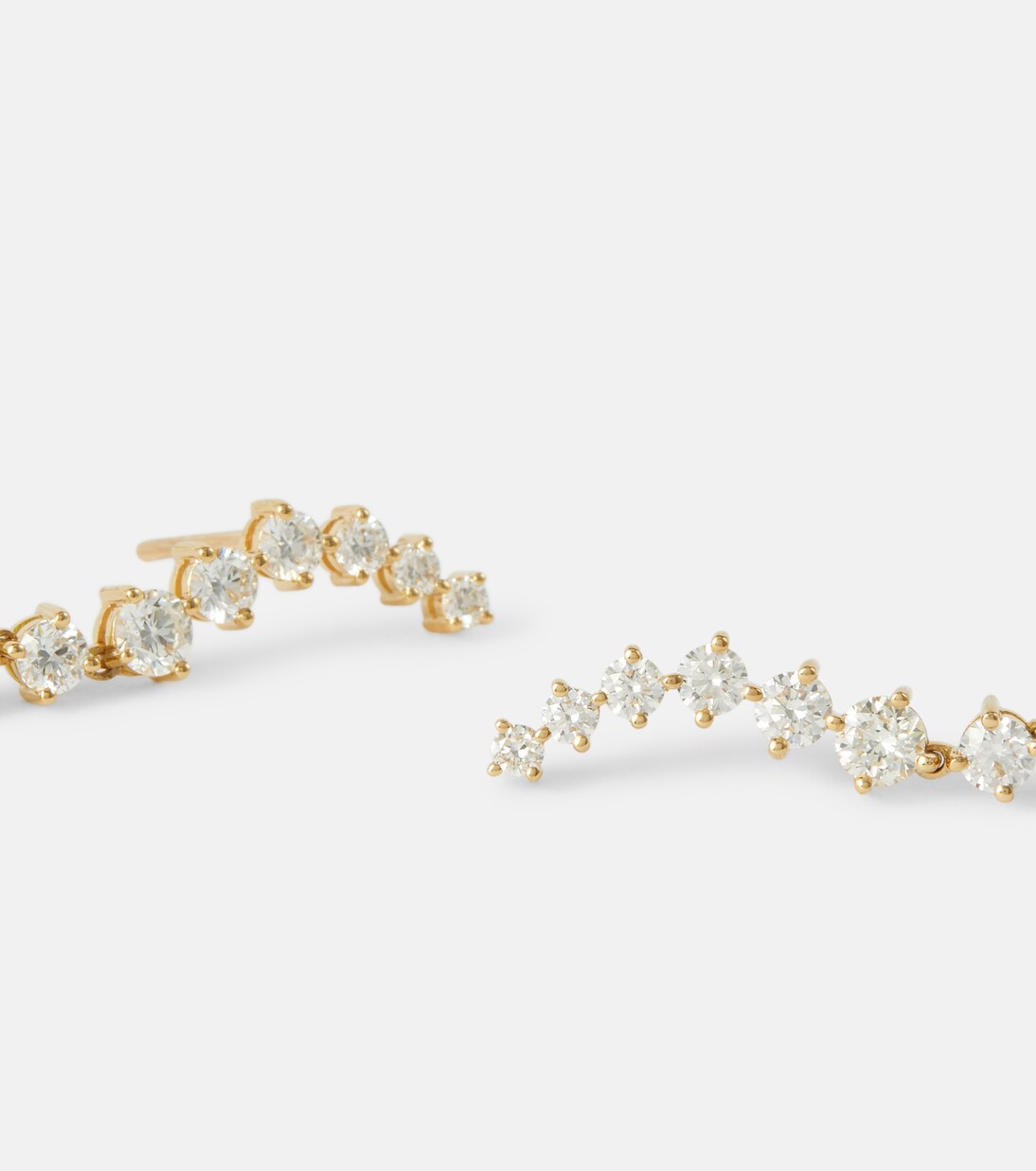 Boucles d’oreilles Mini Aria Dagger en or 18 ct et diamants | Melissa Kaye