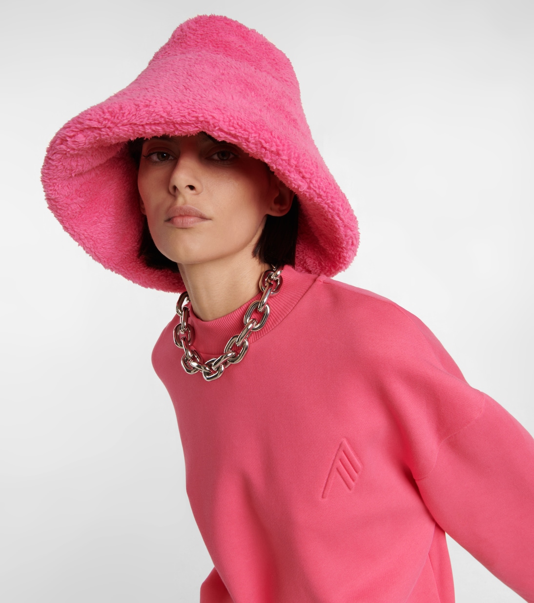 Pink polo bucket hat online
