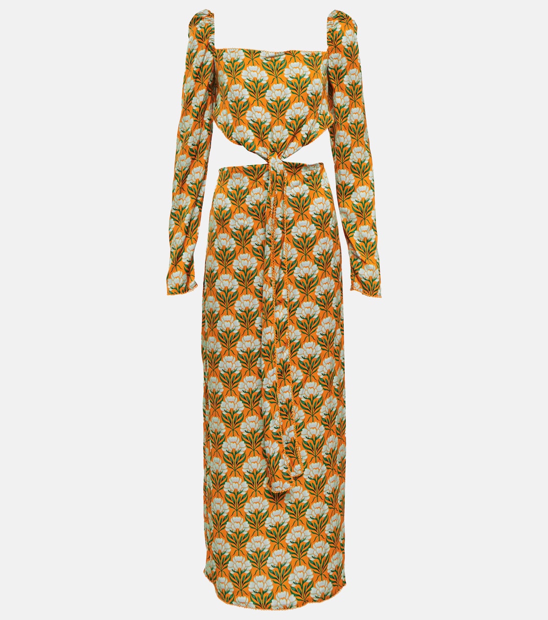 Bedrucktes Maxikleid Cuarzo | Agua by Agua Bendita