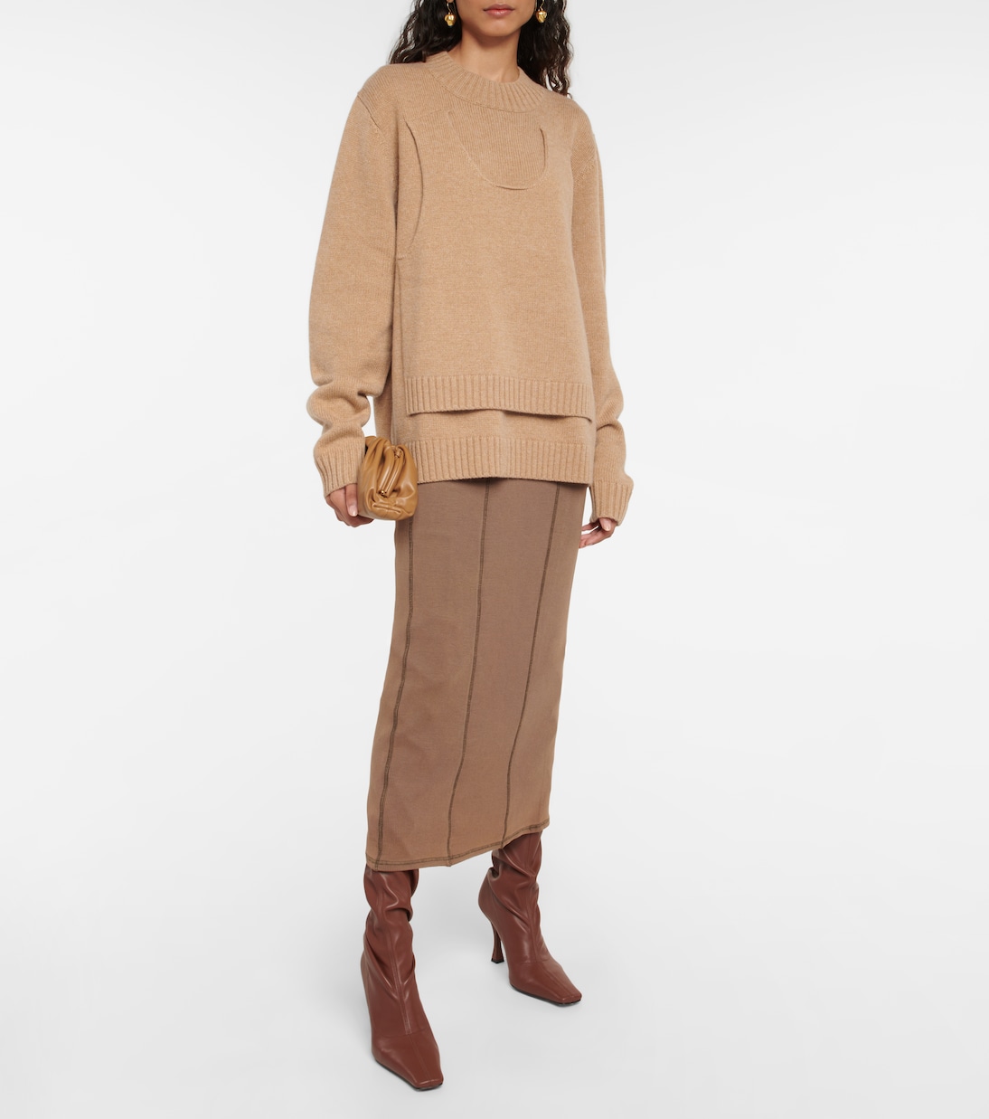 Jersey convertible en mezcla de lana | Christopher Esber