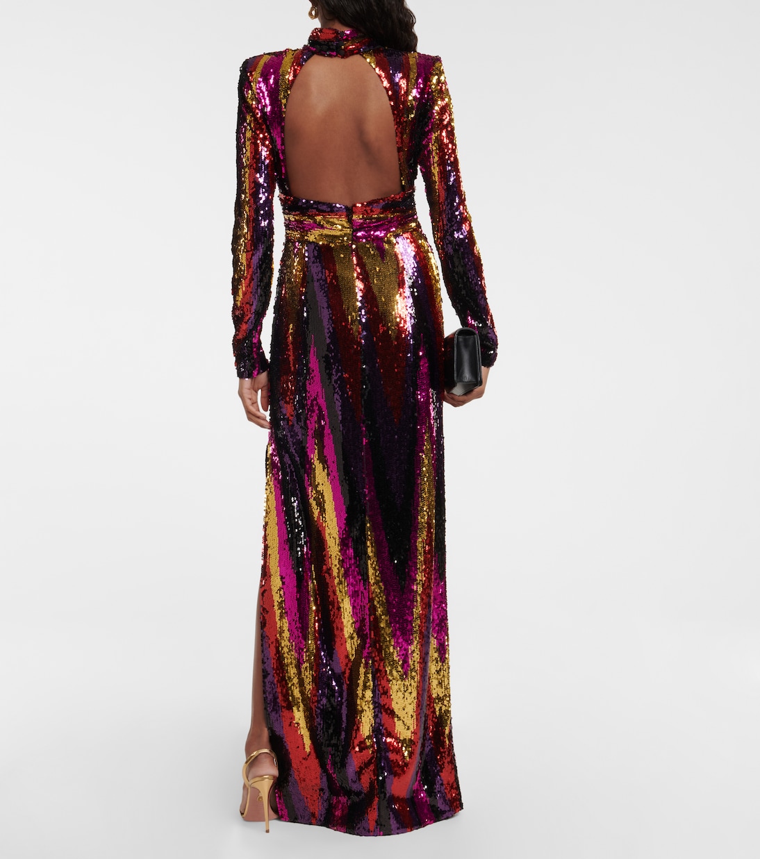 Kaia zig-zag gown | Rebecca Vallance