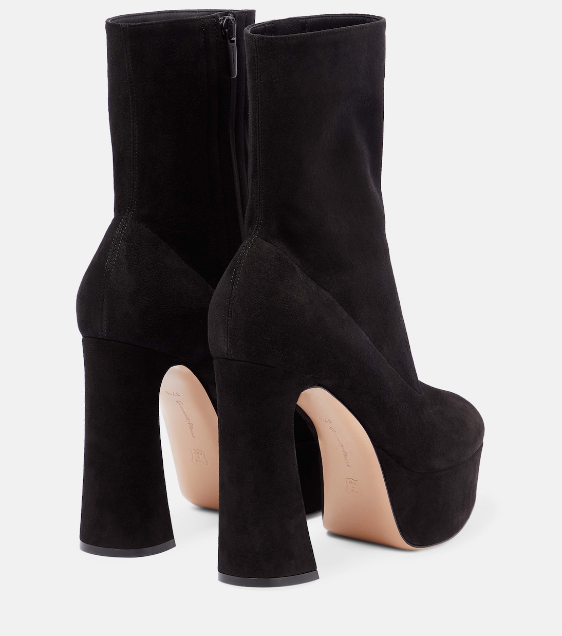 Camnero sock-fit suede ankle boots | Gianvito Rossi