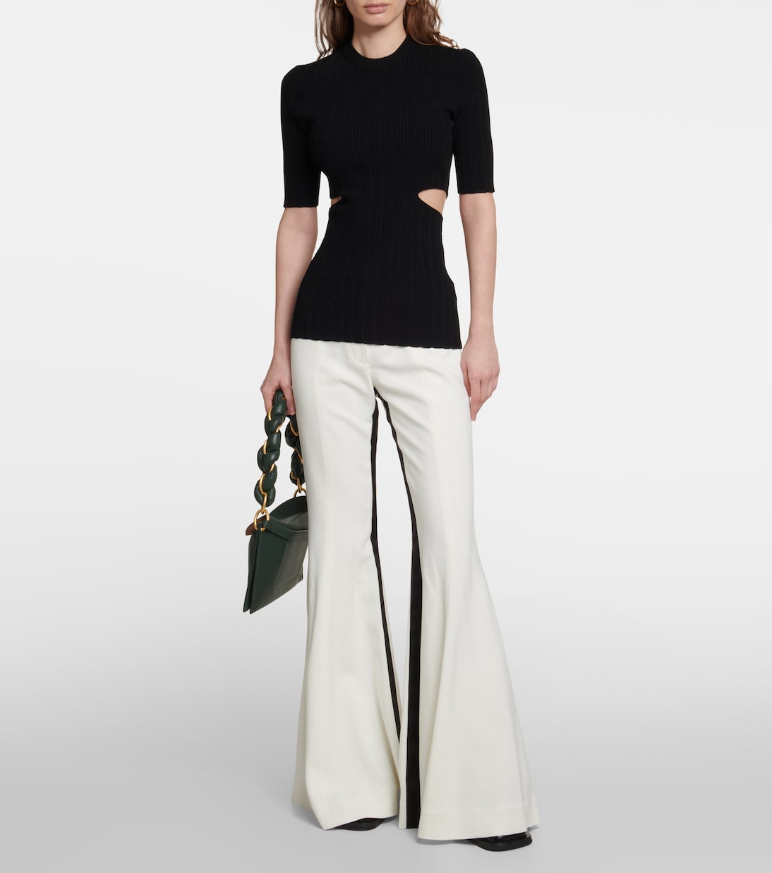 White Label jersey con aberturas | Proenza Schouler