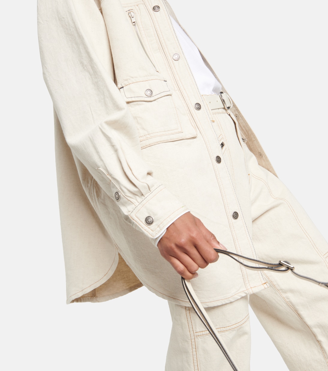 Veste Pearl en jean | Isabel Marant
