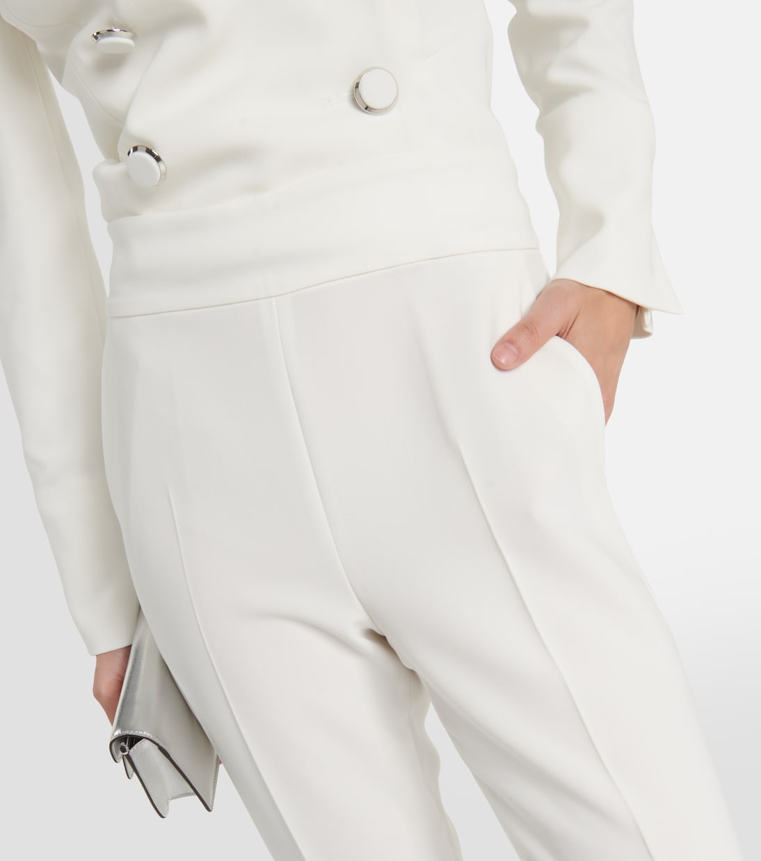 Bridal - Pantaloni regular in cady | Max Mara