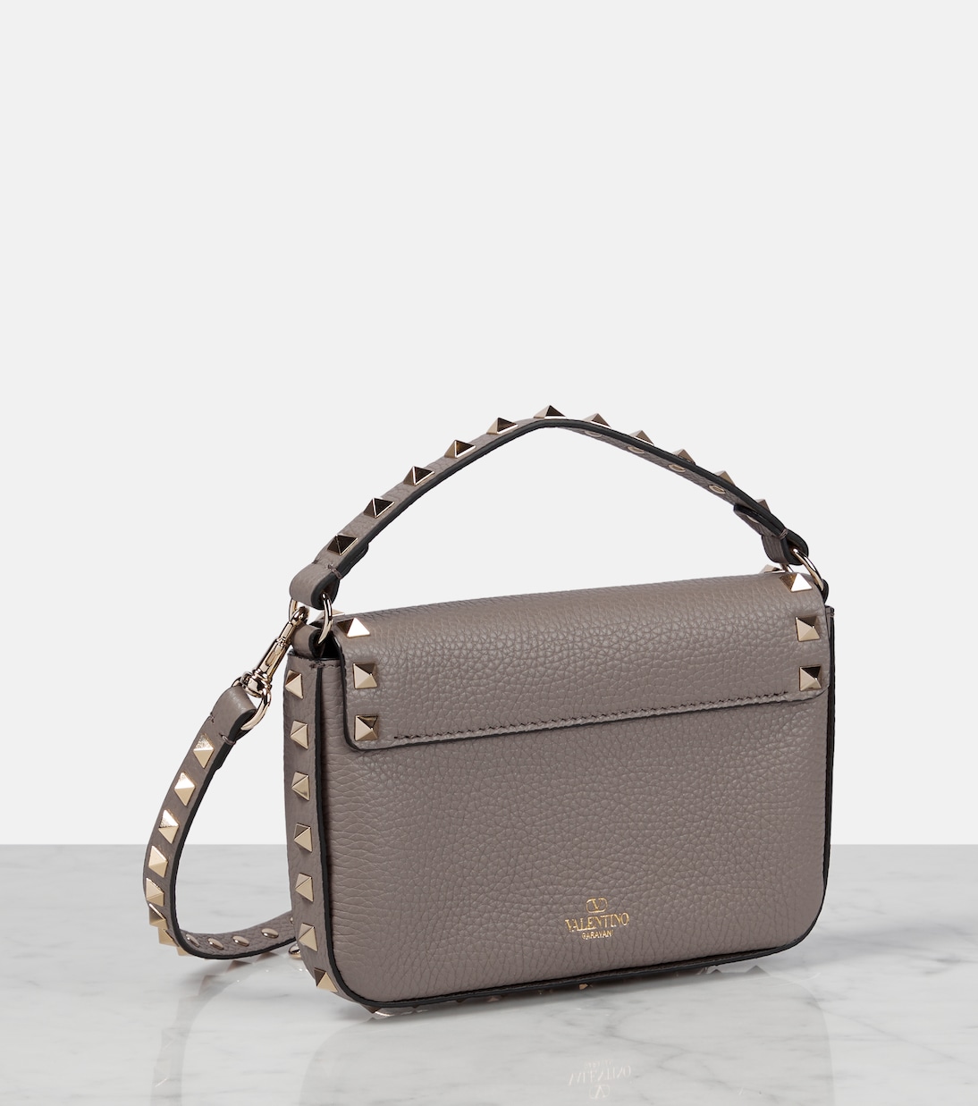 Schultertasche Rockstud Small aus Leder | Valentino Garavani
