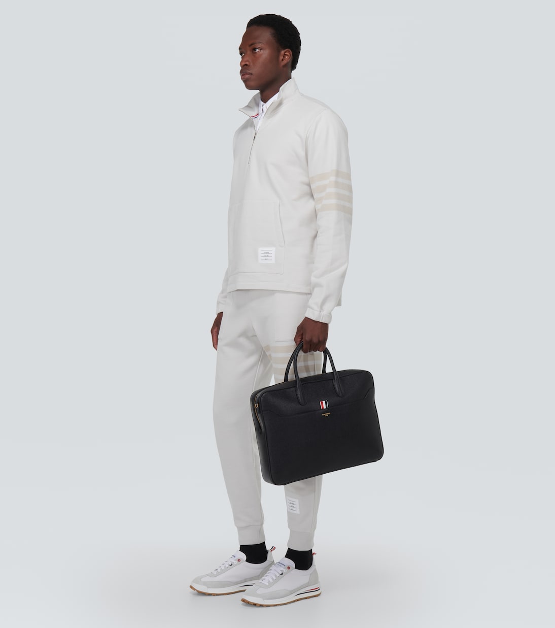 Pantaloni sportivi 4-Bar in cotone | Thom Browne