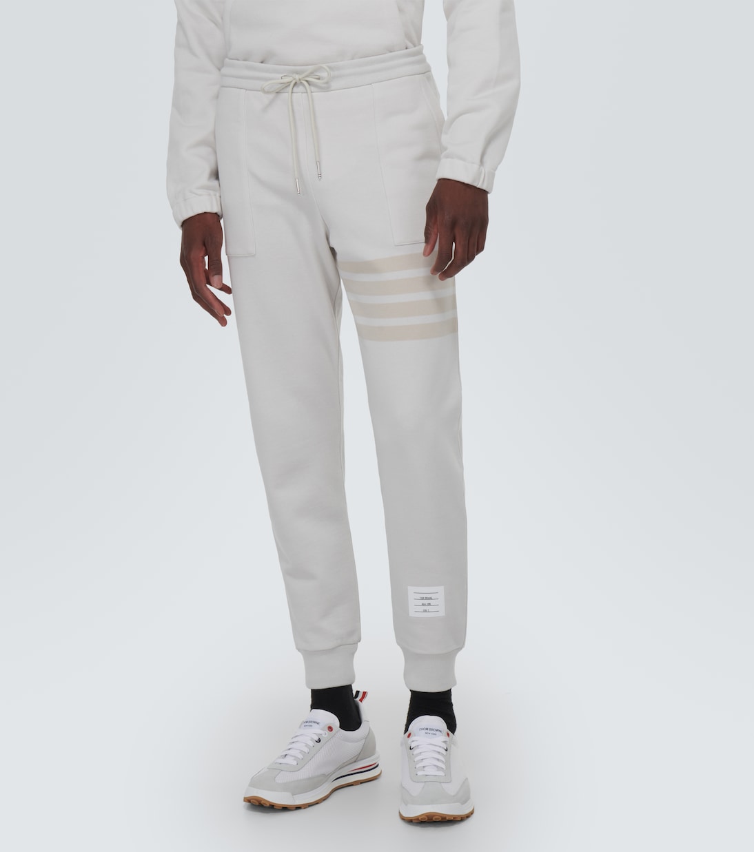 Pantaloni sportivi 4-Bar in cotone | Thom Browne