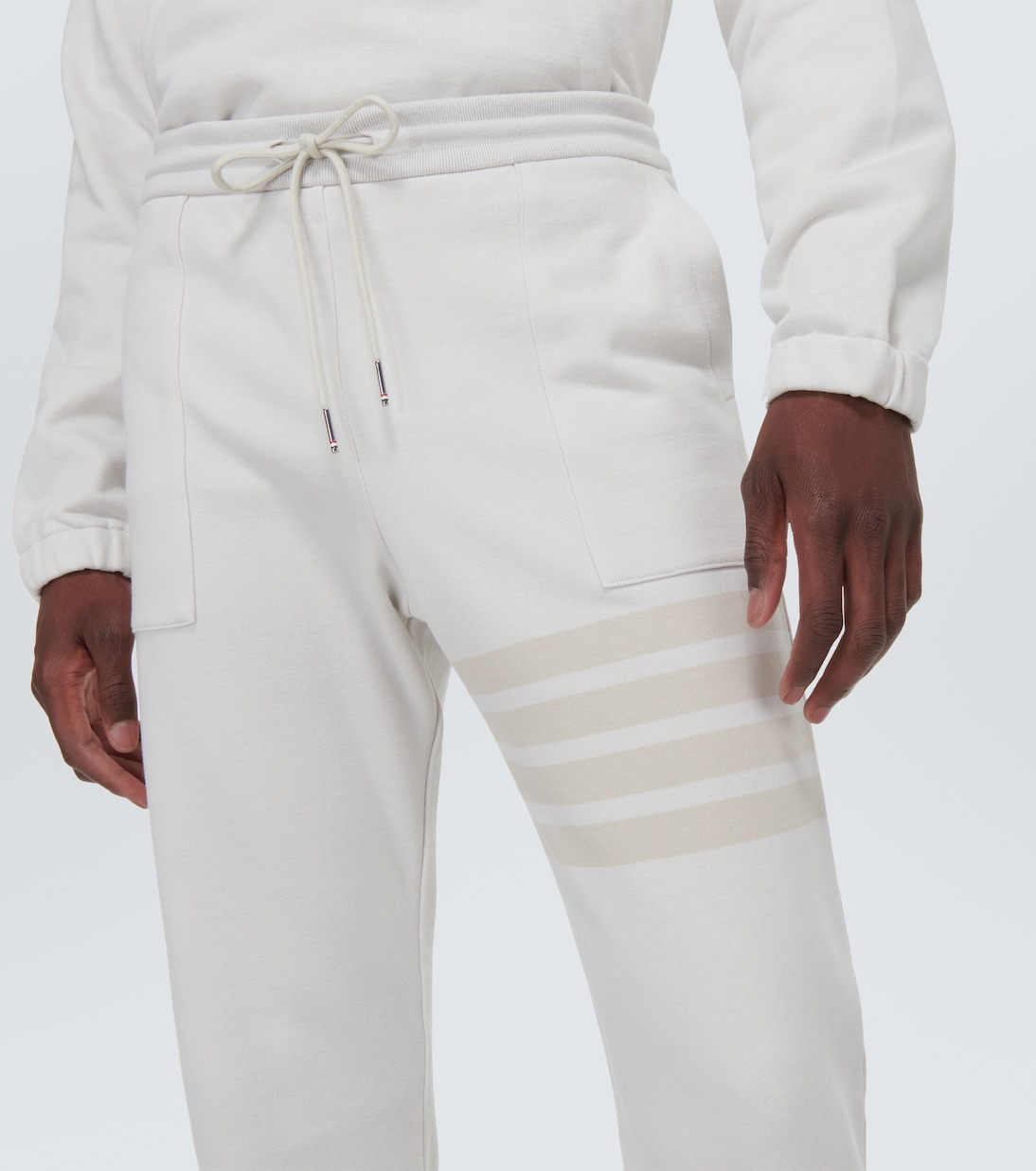 Pantaloni sportivi 4-Bar in cotone | Thom Browne
