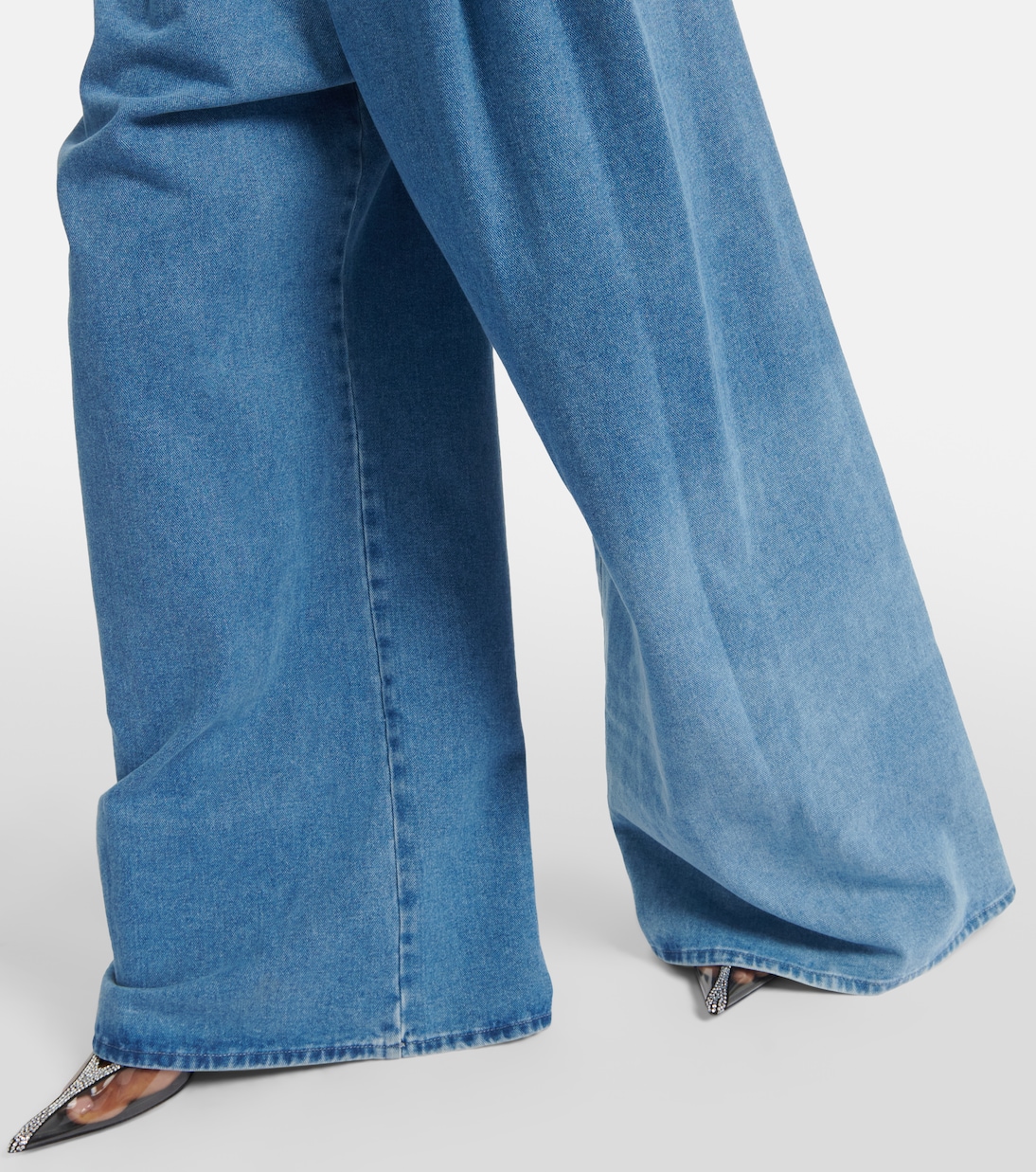 Jeans anchos de tiro alto | Giuseppe di Morabito