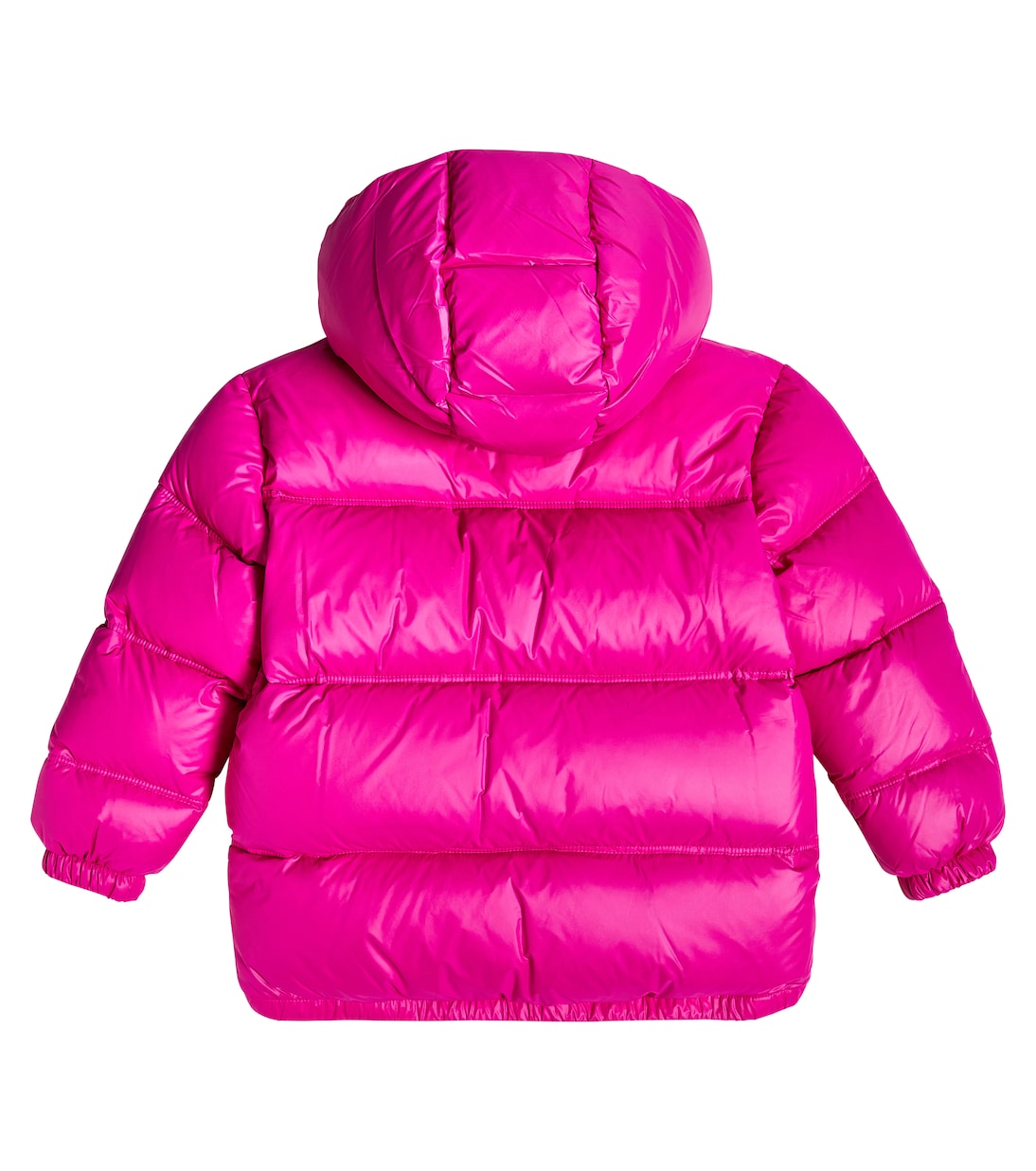 Giacca con pannelli in piuma e cappuccio | Versace Kids
