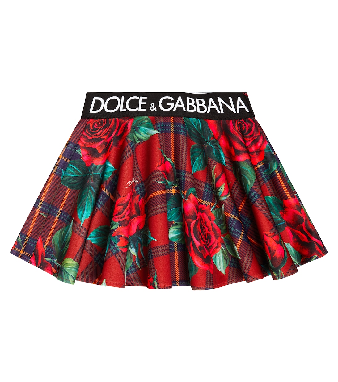 Falda de neopreno estampada | Dolce&Gabbana Kids