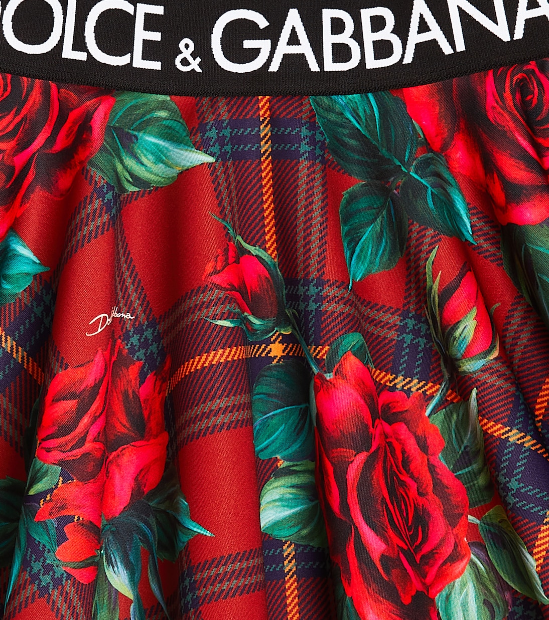 Falda de neopreno estampada | Dolce&Gabbana Kids