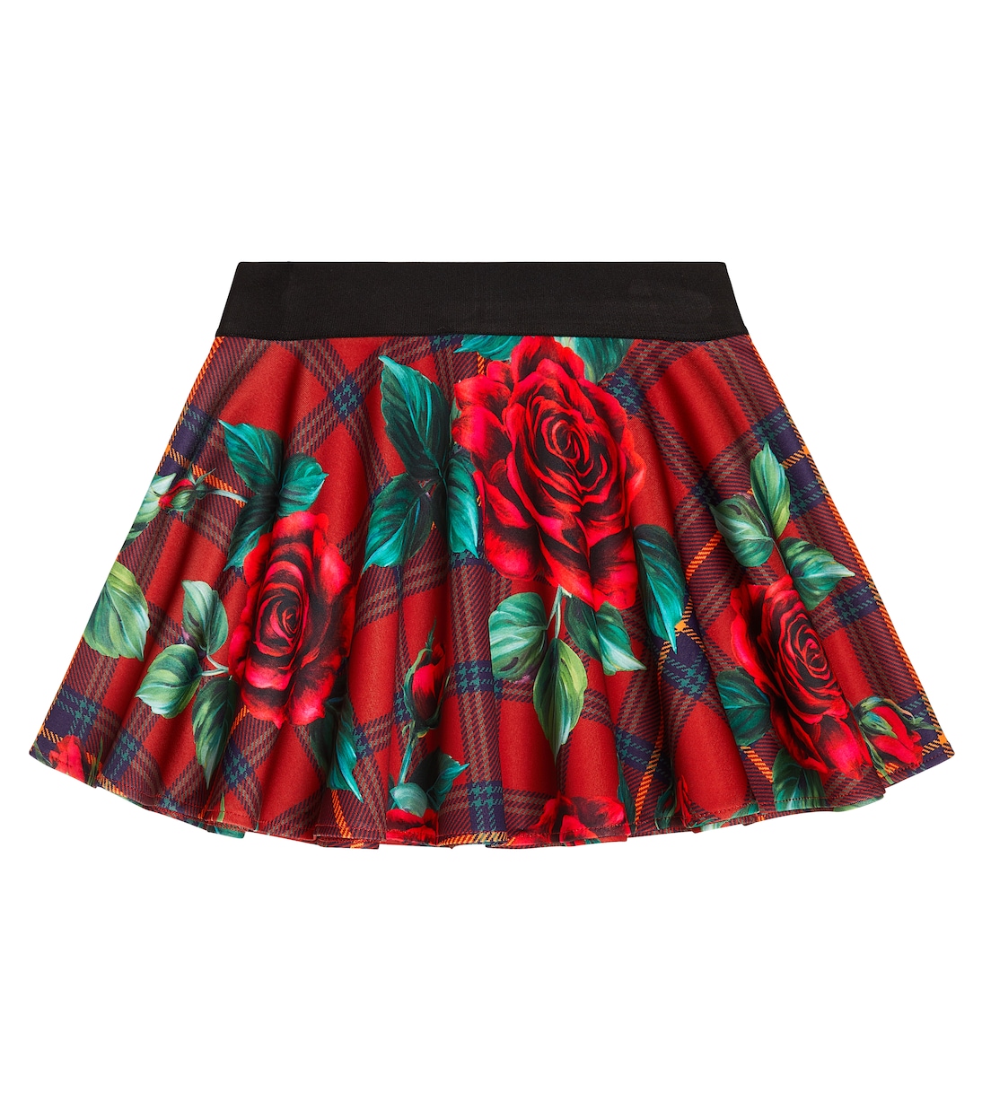 Falda de neopreno estampada | Dolce&Gabbana Kids