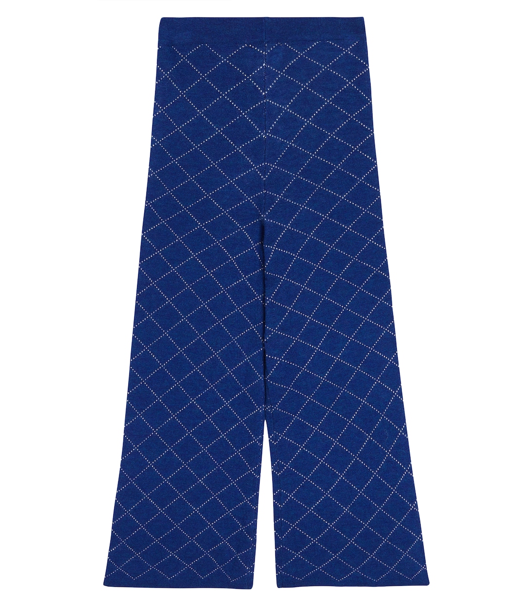 Ona knitted checked wool pants | Morley