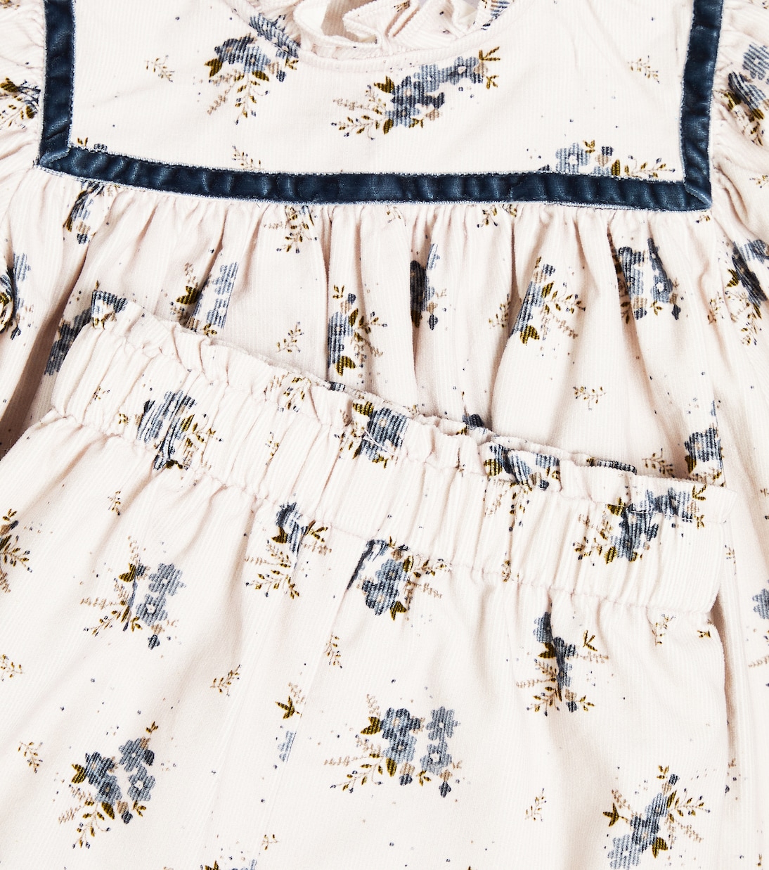 Bébé – Ensemble blouse et short Ayame en coton | C'era Una Volta