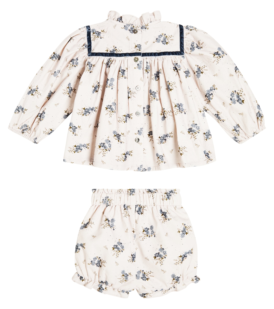 Bébé – Ensemble blouse et short Ayame en coton | C'era Una Volta