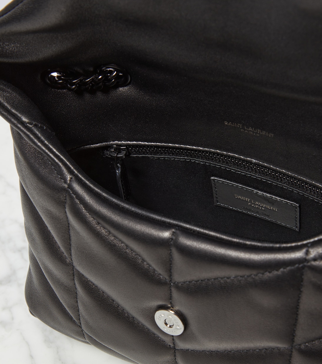 Sac Puffer Toy en cuir | Saint Laurent
