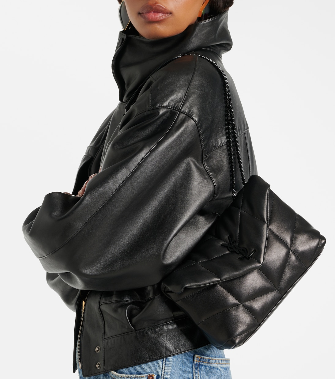 Sac Puffer Toy en cuir | Saint Laurent