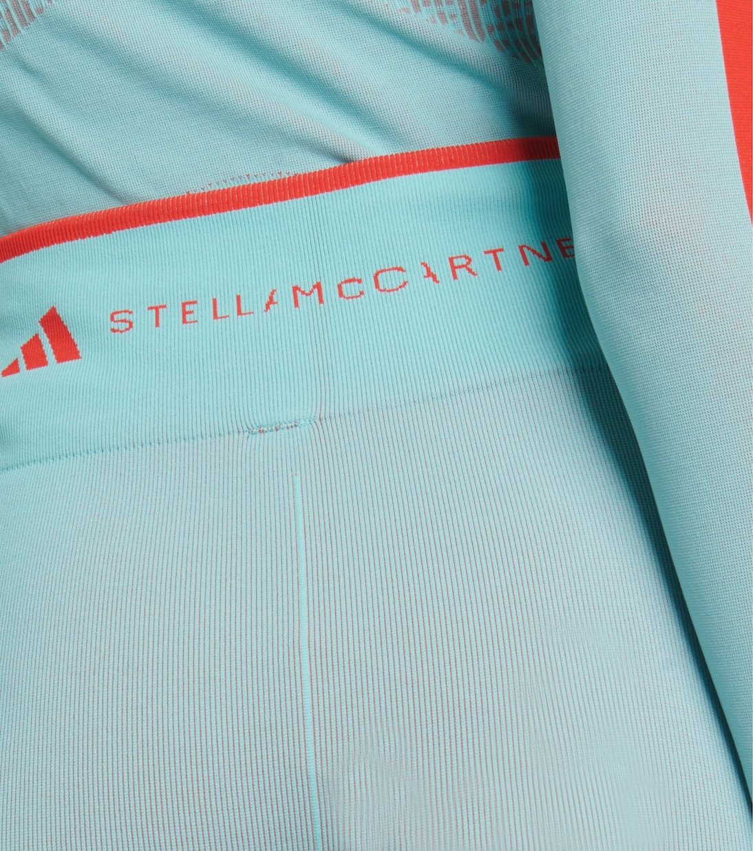 Logo waffle-knit leggings | Adidas by Stella McCartney