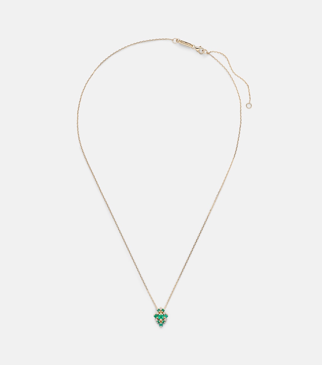 Gioiello in oro 18kt SUZANNE KALAN con smeraldi e diamanti bianchi per giovani stili