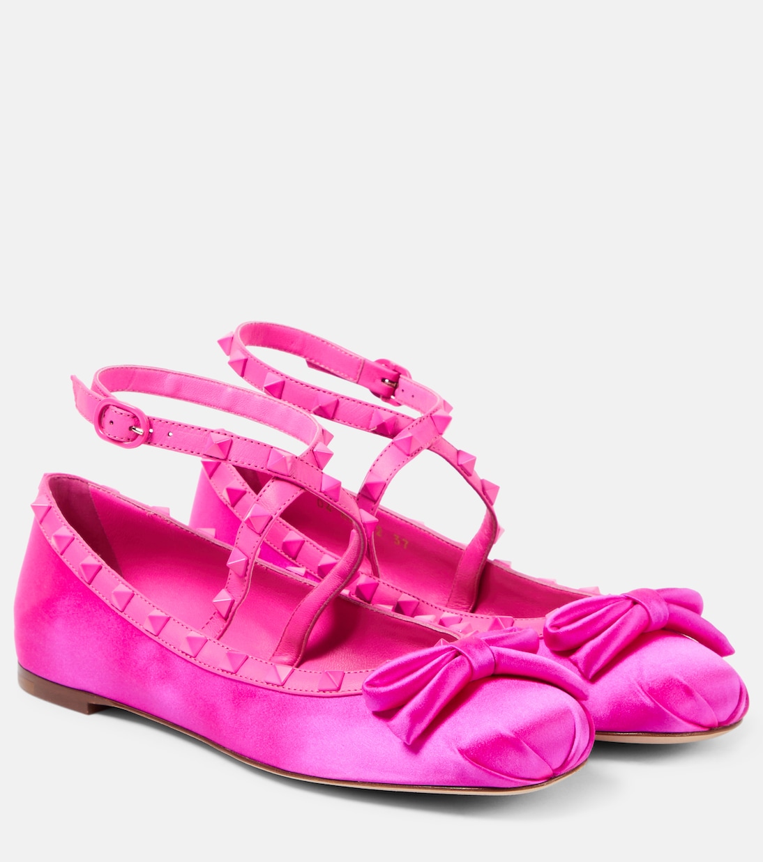Rockstud embellished ballet flats | Valentino Garavani