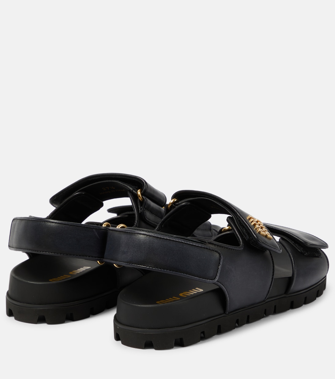 Sandalen aus Leder | Miu Miu