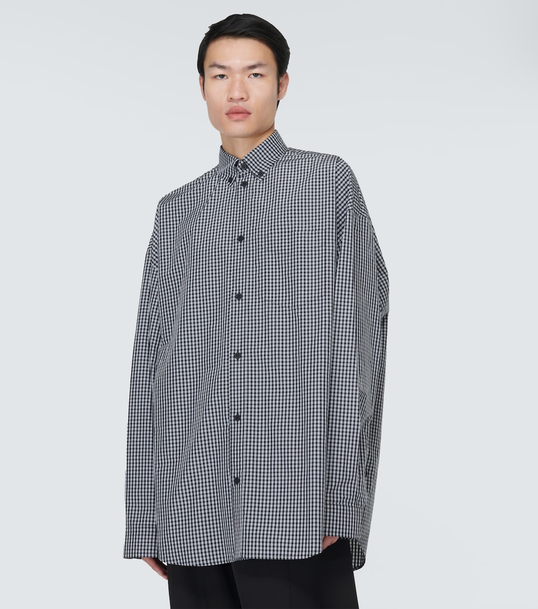 Camicia oversize in misto cotone | Balenciaga