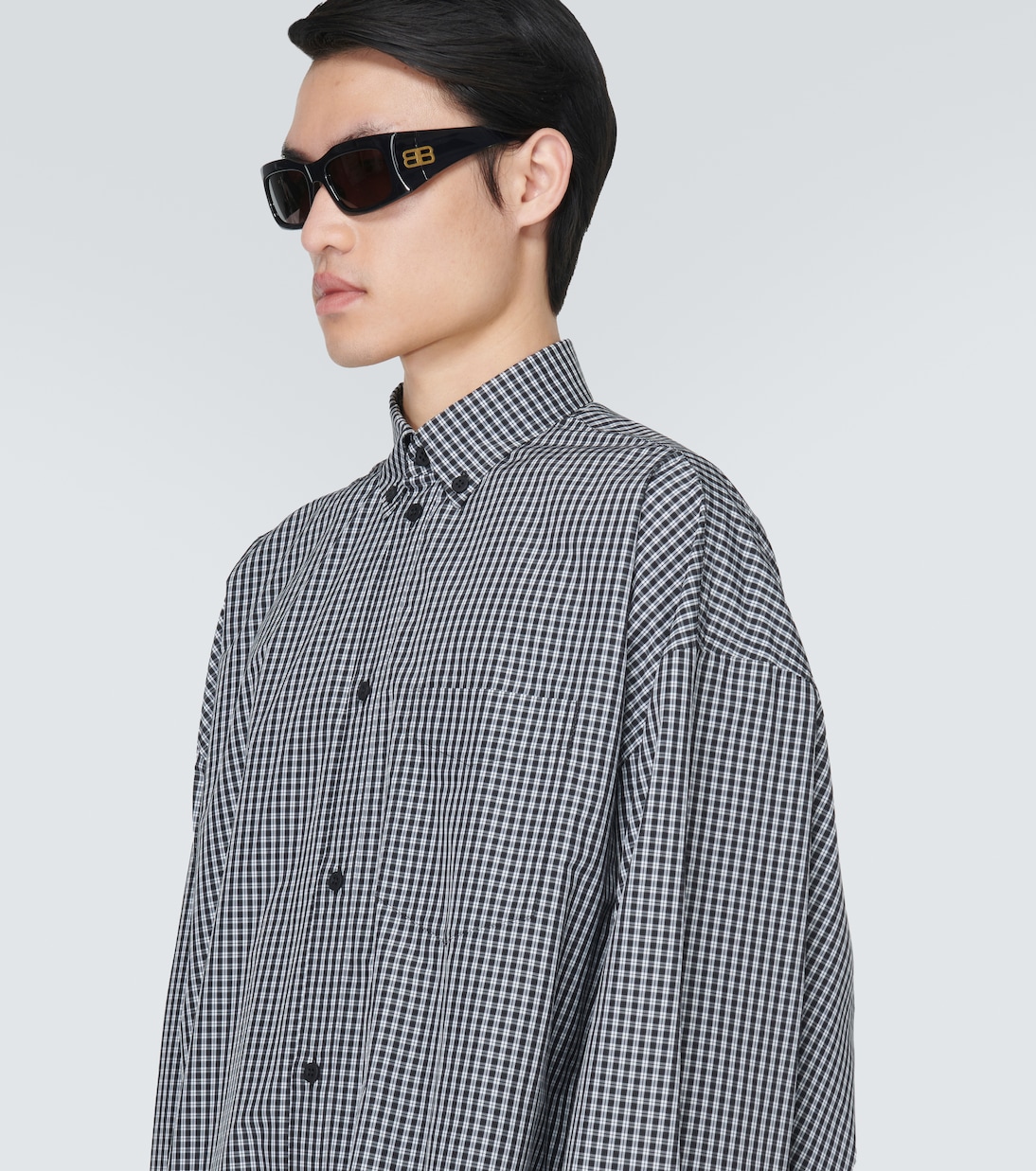 Camicia oversize in misto cotone | Balenciaga