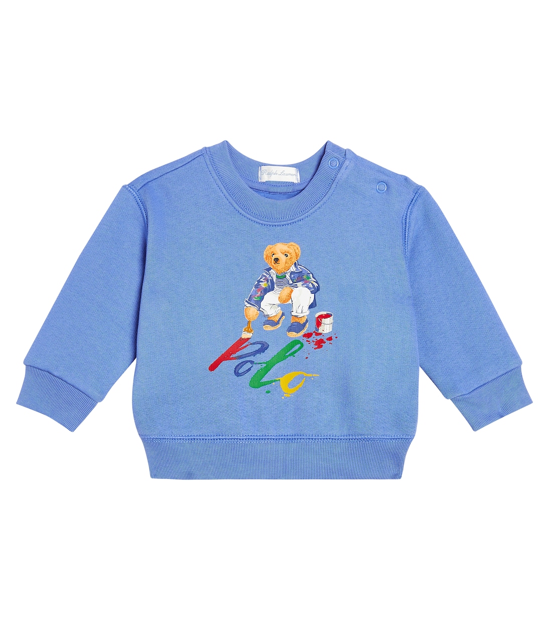 Baby Polo Bear cotton-blend sweatshirt | Polo Ralph Lauren Kids