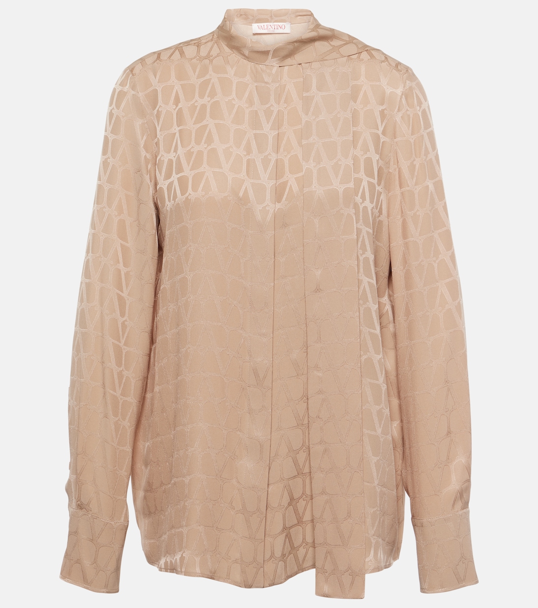 Schluppenbluse Toile Iconographe aus Seide | Valentino
