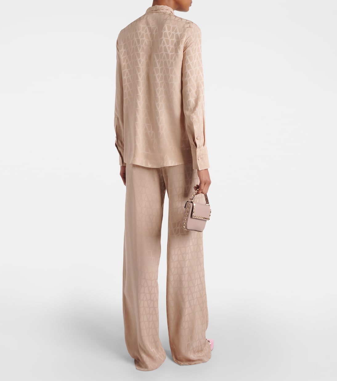 Schluppenbluse Toile Iconographe aus Seide | Valentino