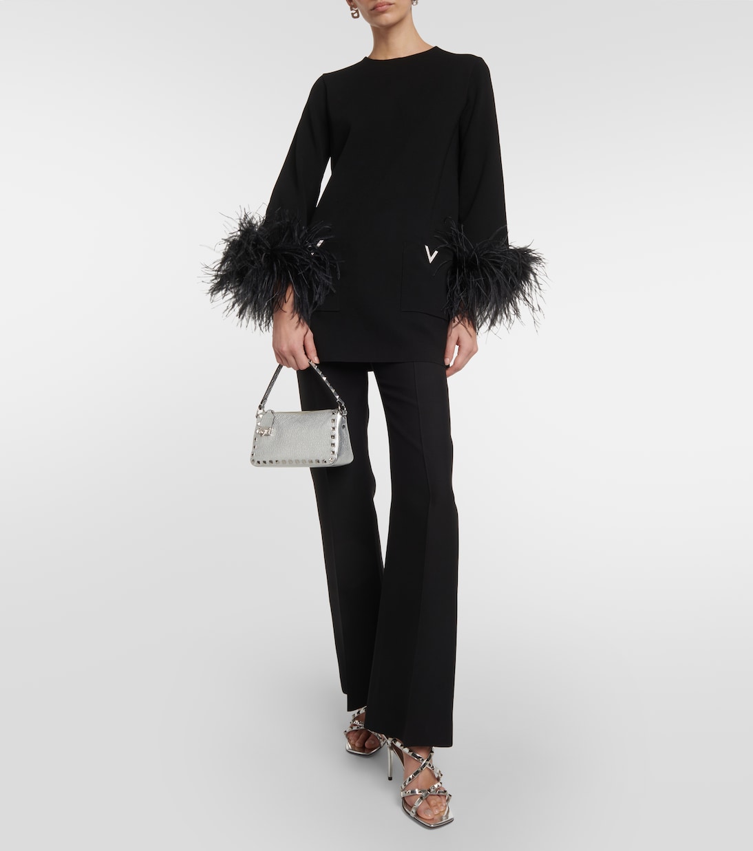 Bluse mit Federn | Valentino