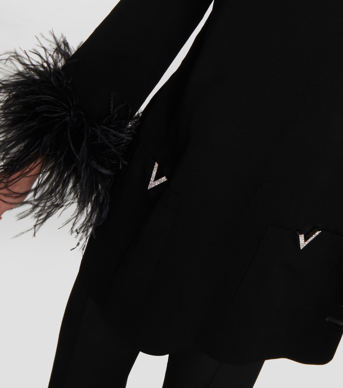 Bluse mit Federn | Valentino