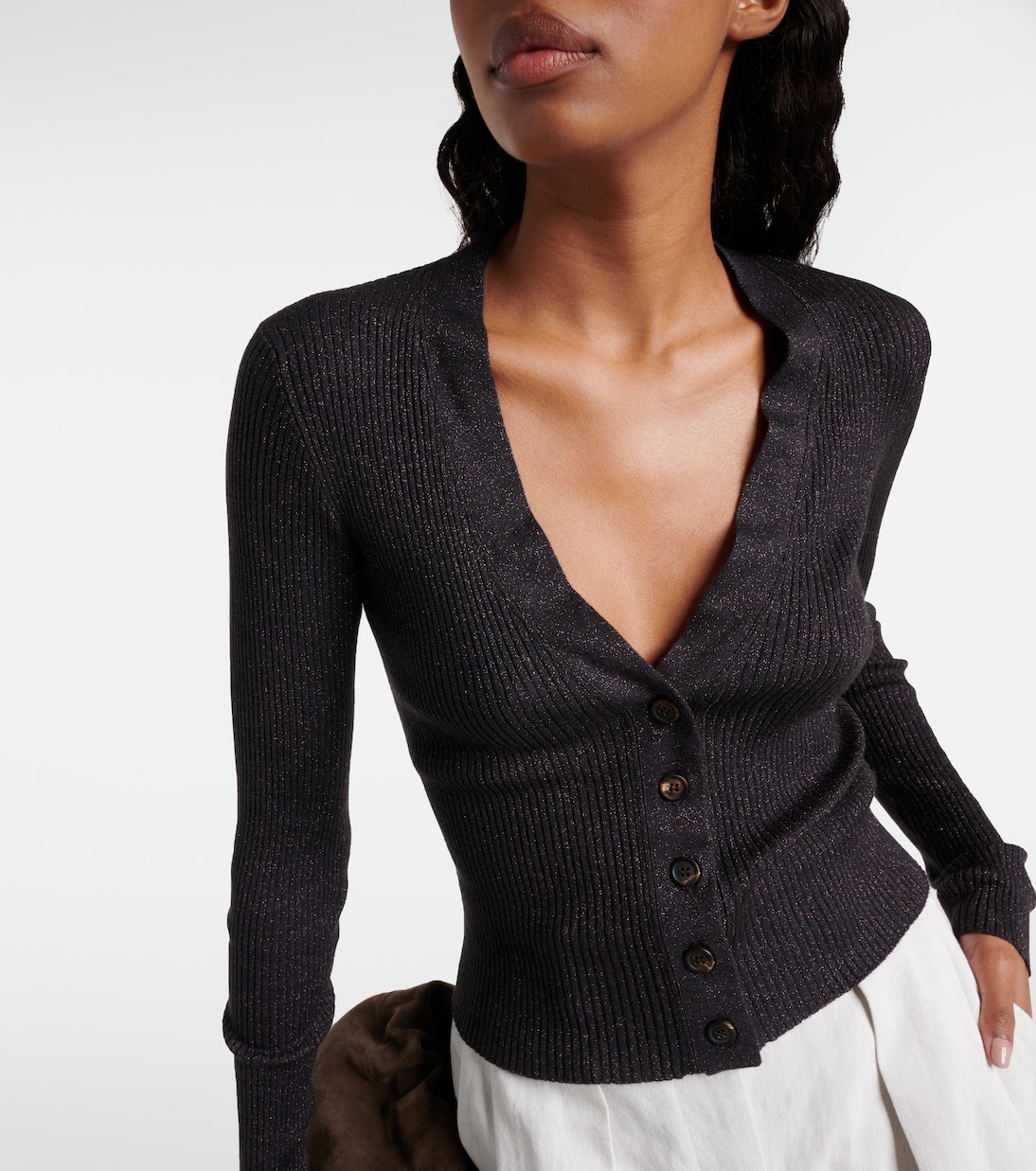 Cashmere and silk-blend cardigan | Brunello Cucinelli