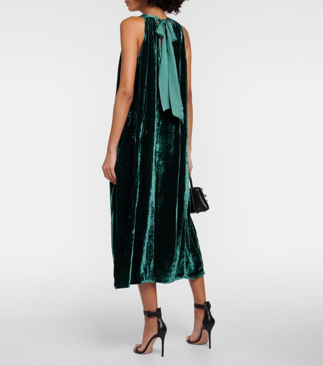 Abito midi Maren in velluto | Velvet