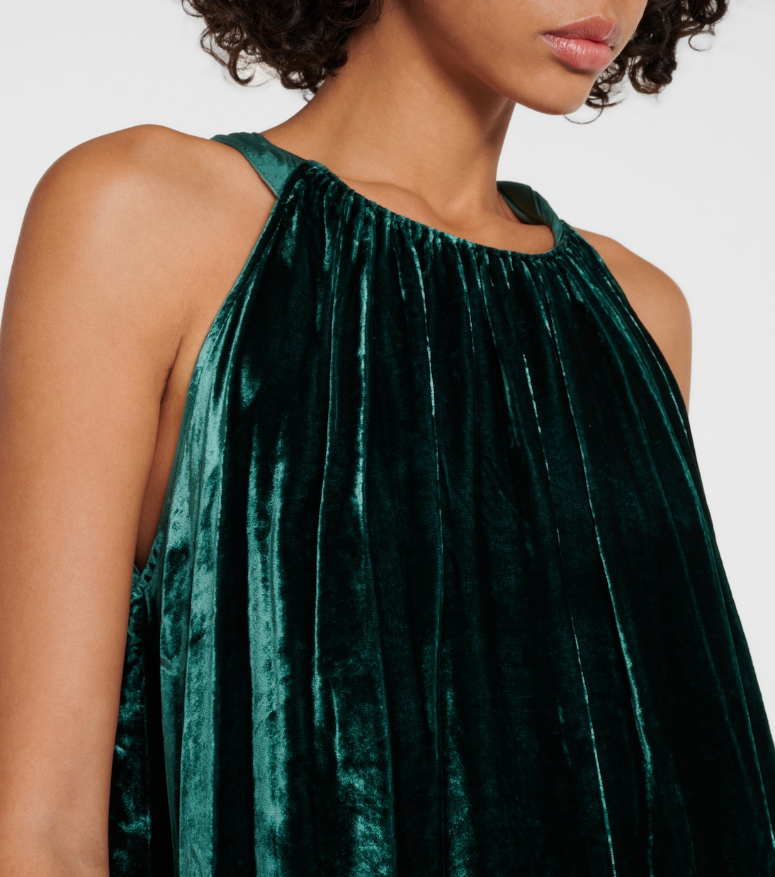 Abito midi Maren in velluto | Velvet