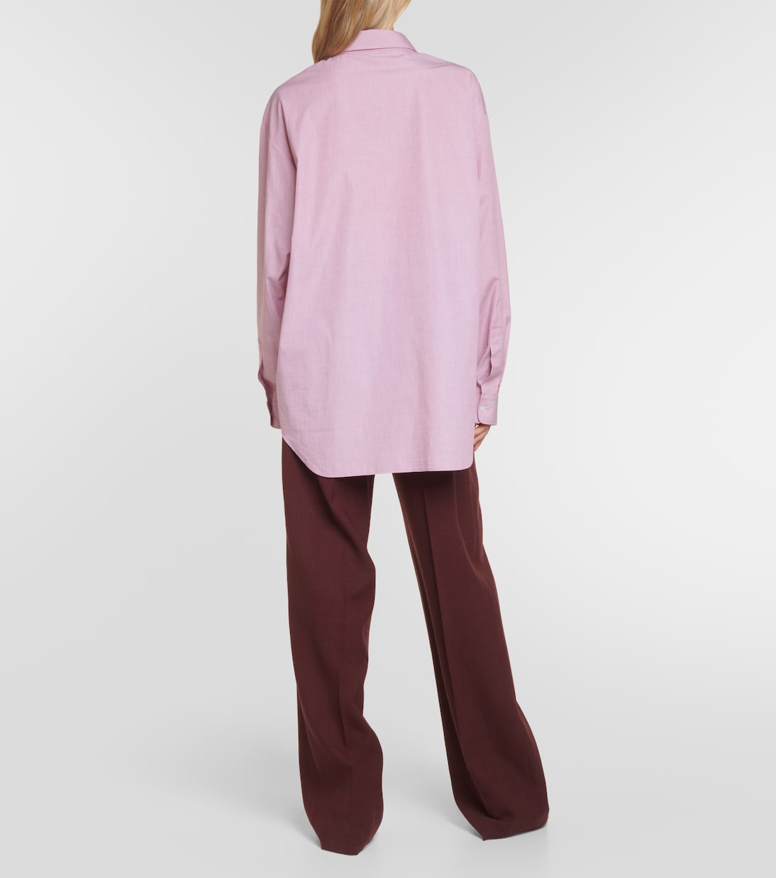 Camicia oversize Attica in popeline di cotone | The Row