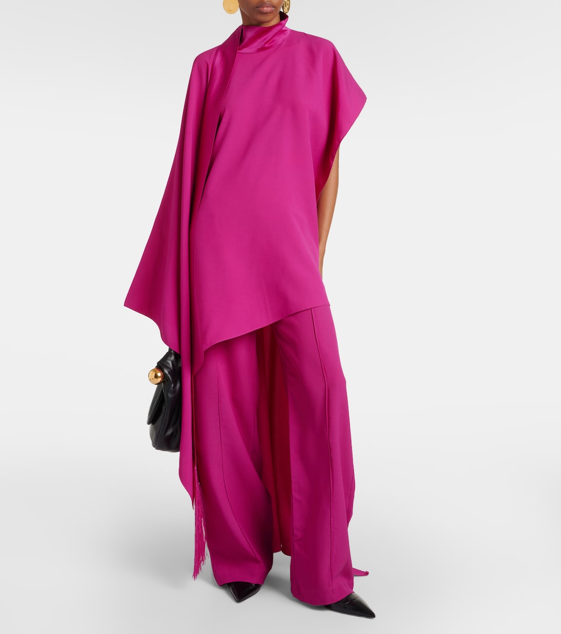 Marlene high-rise crêpe cady palazzo pants | Taller Marmo