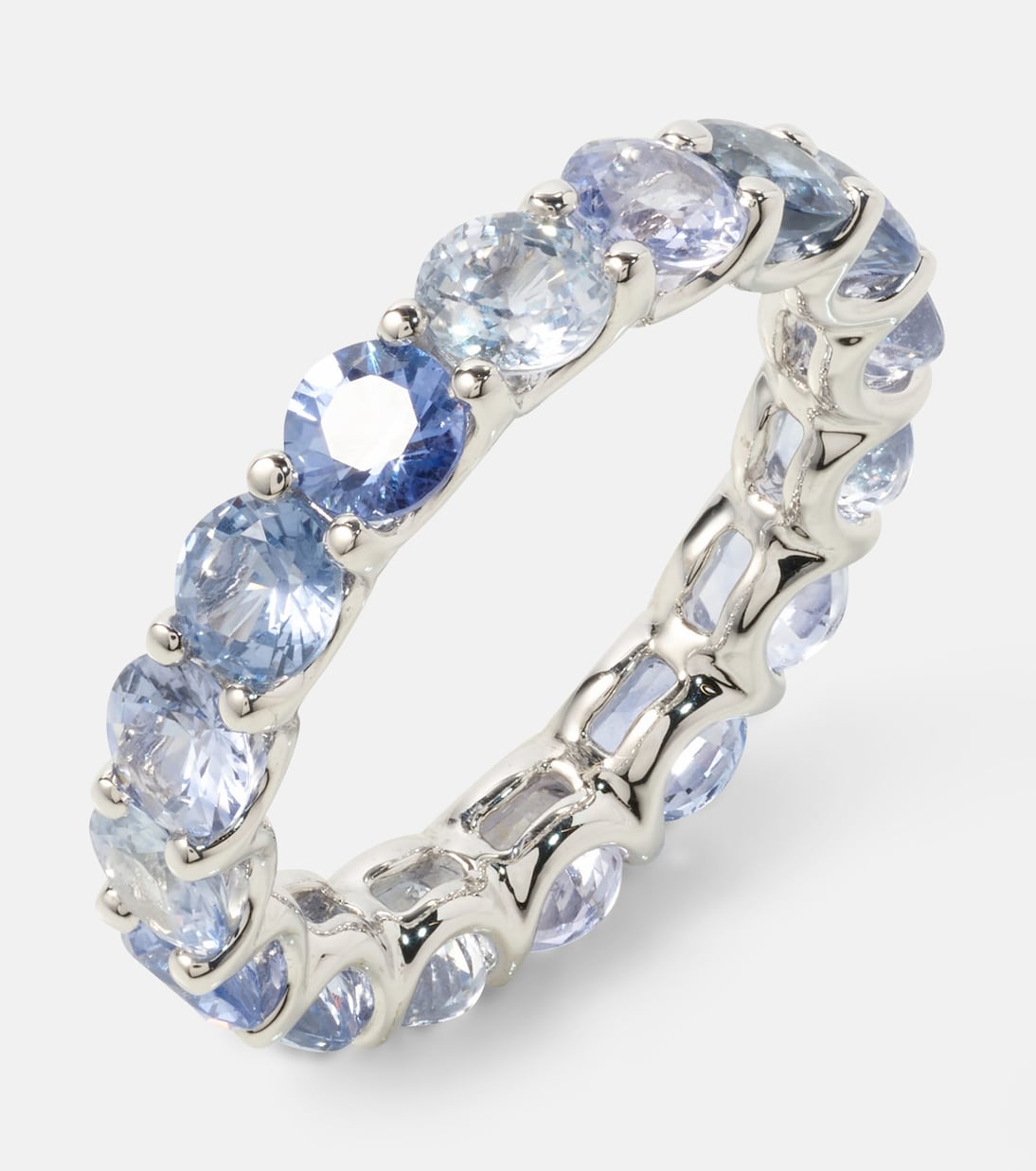 Anello Pastello in oro bianco 18kt con zaffiri - Gioielli BUCHERER per giovani eleganti